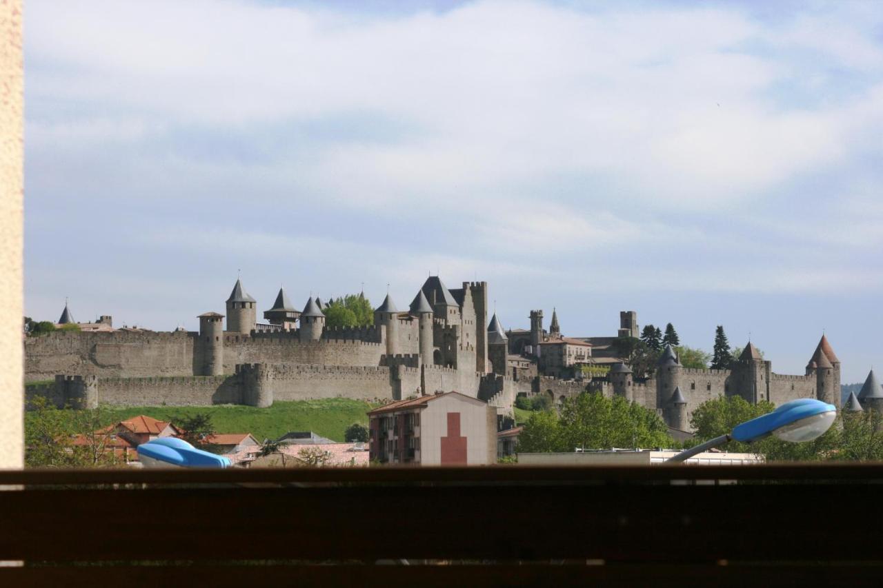Le Balcon Sur La Cite Lejlighed Carcassonne Eksteriør billede